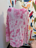 Derek Heart Pink Sweater, L