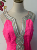 New Lilly Pulitzer Valli Aura Pink Shift Dress, 8