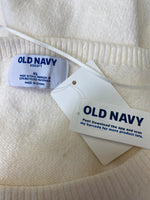 New Old Navy White/Ivory Sweater, XL