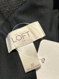 Loft Black Blazer Jacket, M