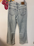 New Aeropostale High Rise Flare 32" Inseam Jeans, 6