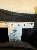 Cabi Black Genuine Suede Skirt, 14