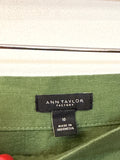 Ann Taylor Green Linen Skirt, 10