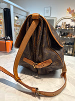 Louis Vuitton Monogram Canvas Saumur 35 Messenger Bag,  13.75"x12"