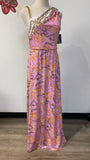 New Boston Proper Pink Print Dress, 6
