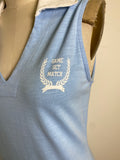New Anthropologie Sundry Blue Game Set Match Dress, M