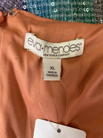 Eva Mendes Multicolor Dress, XL