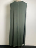New Karen Kane Olive Green Maggie Sleeveless Trapeze Dress, 3X