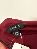 B. Darlin Burgundy Dress, 3/4