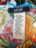 MSK Print Dress, XL