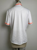 Lucky in Love White/Gray Top, L
