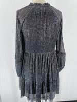 1.State Silver/Black Dress, XS