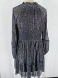 1.State Silver/Black Dress, XS
