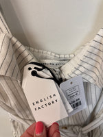 New English Factory White Jumpsuit, M (retail $118)