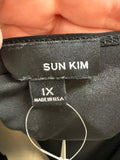 Sun Kim Black Tunic, 1X