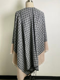 New Mixit Houndstooth Cardigan, One Size