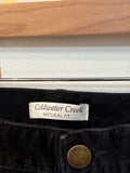 Coldwater Creek Black Corduroy Jeans, 12 Petite