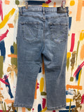 DKNY Williamsburg Flare Crop 24" Inseam Jeans, 30 (10)