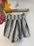 Simply Blessed Striped Drawstring Shorts, S