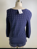 Talbots Navy Blue Sweater, M