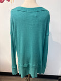 We the Free People Green Oversized Top, XS