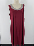 New R&M Richards 2pc Merlot Dress + Jacket, 16W