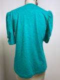 New Chico's Tropical Jade Top, M