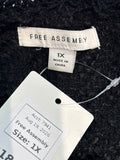 Free Assembly Black Jacket, 1X