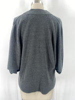 Bill Blass Gray Sweater, L