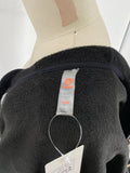 Mono B Black Pocket Hooded Open Front Cardigan, S/M