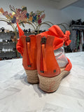 Ugg Orange Starla Wedge Sandals, 9.5