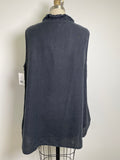 Flax Black 100% Linen Top, M