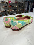 Lilly Pulitzer Green Butterfly Shoes, 7.5