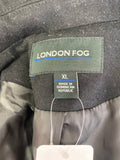 London Fog Black Coat, XL