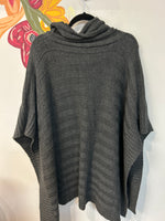 Maxsport Gray Poncho Sweater, S/M