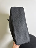 Michael Kors Black Signature Shoulder Bag, 14.5"x9.5"