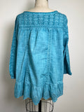 Logo Lavish Eyelet Top, XL