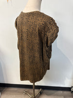 Loft Animal Print Top, XXL