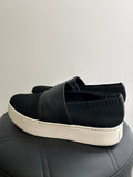 Vince  Black Leather Platform Loafers, 8 (retail $250)