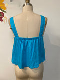 New Meet Me in Santorini Blue Top, S