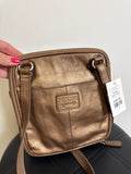 Fossil Leather Crossbody Bag, 9"x8"