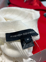 French Connection White Sweater, M