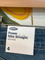 New Old Navy Power Slim Straight Jeans, 4