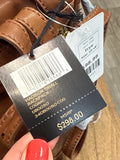 New Frye Cognac Leather Madison Small Backpack, 10"x8"