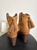 Ariat Brown Leather Boots, 5.5