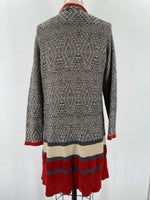 Hannah Print Cardigan, XL