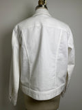 Croft & Barrow White Denim Jacket, L