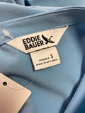Eddie Bauer Blue Drawtring Dress, S with Pockets