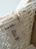 Artelier Nicole Miller Open Stitch Sweater, S
