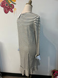 New Doll by Dress & Dwell Black Stripe Lauren Dress, L